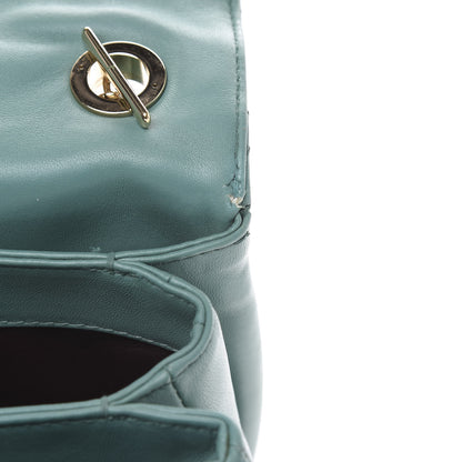 Chanel Lambskin Quilted Small Trendy CC Flap Dual Handle Bag Light Green 12 of 21