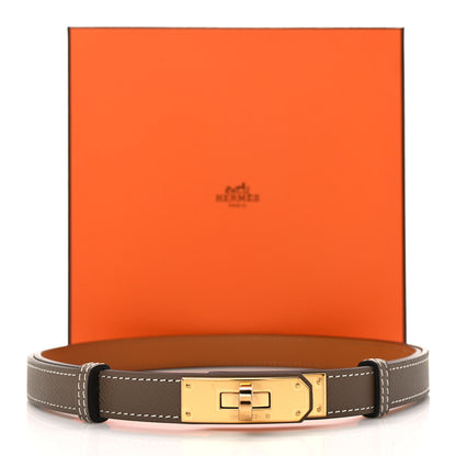 Hermes Epsom Kelly Belt Etoupe 5 of 5