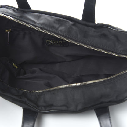 Chanel Nylon Travel Bowler Black 5 of 10
