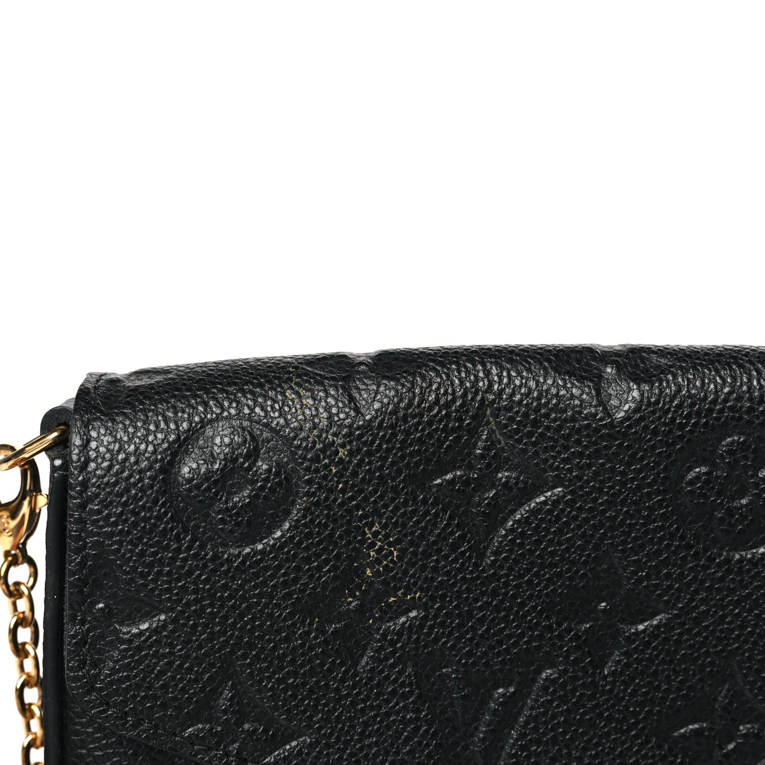 Louis Vuitton Empreinte Pochette Felicie Chain Wallet Black 9 of 9