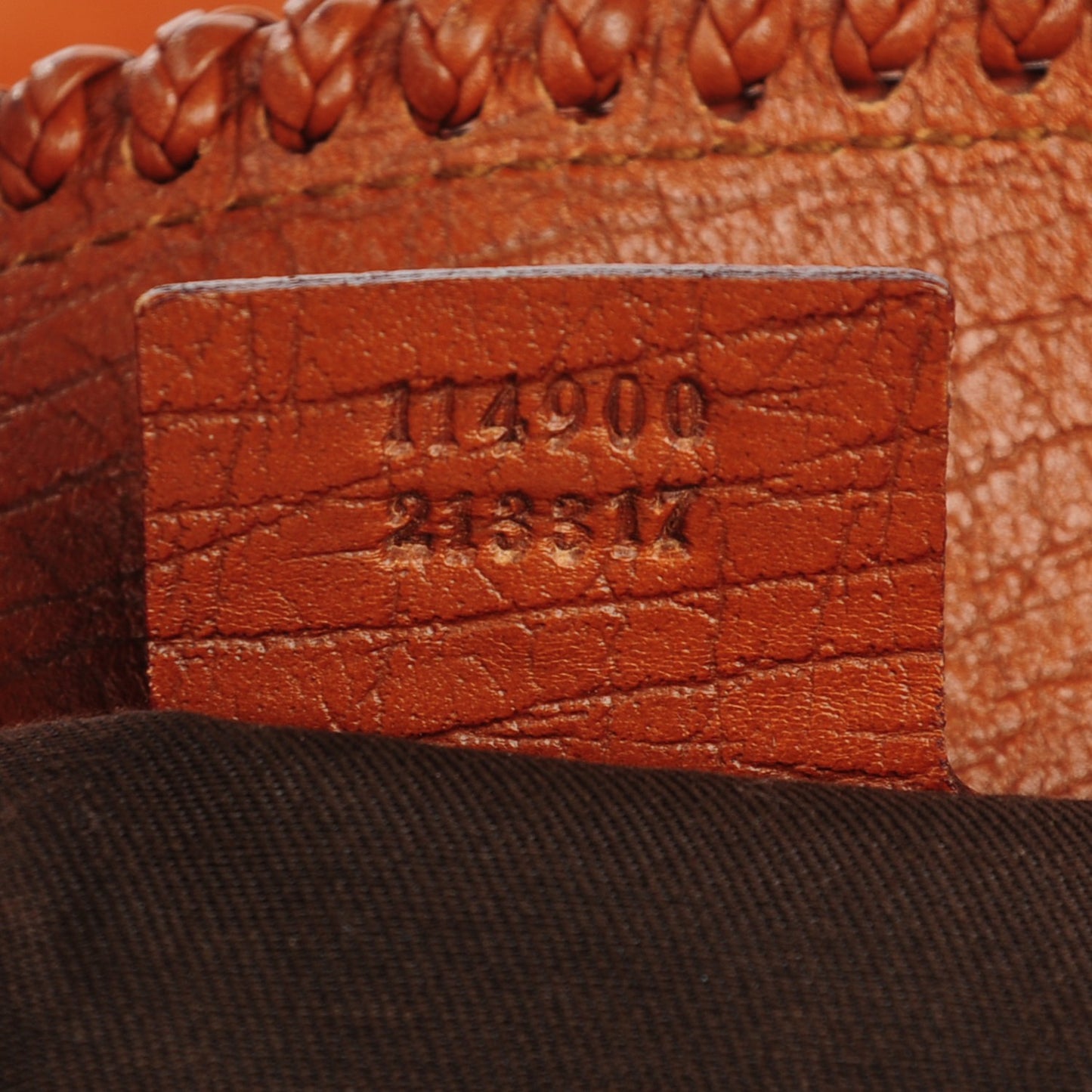 Calfskin Large Horsebit Chain Hobo Brown