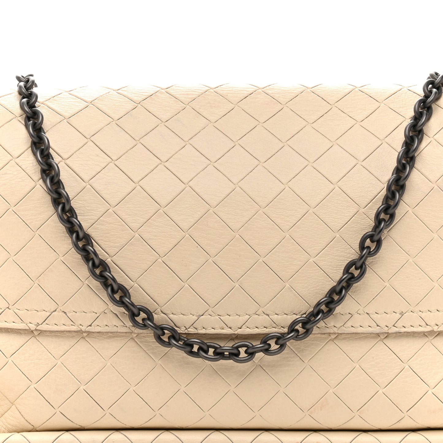 Calfskin Intrecciomirage Embossed Butterfly Small Chain Crossbody Colonial
