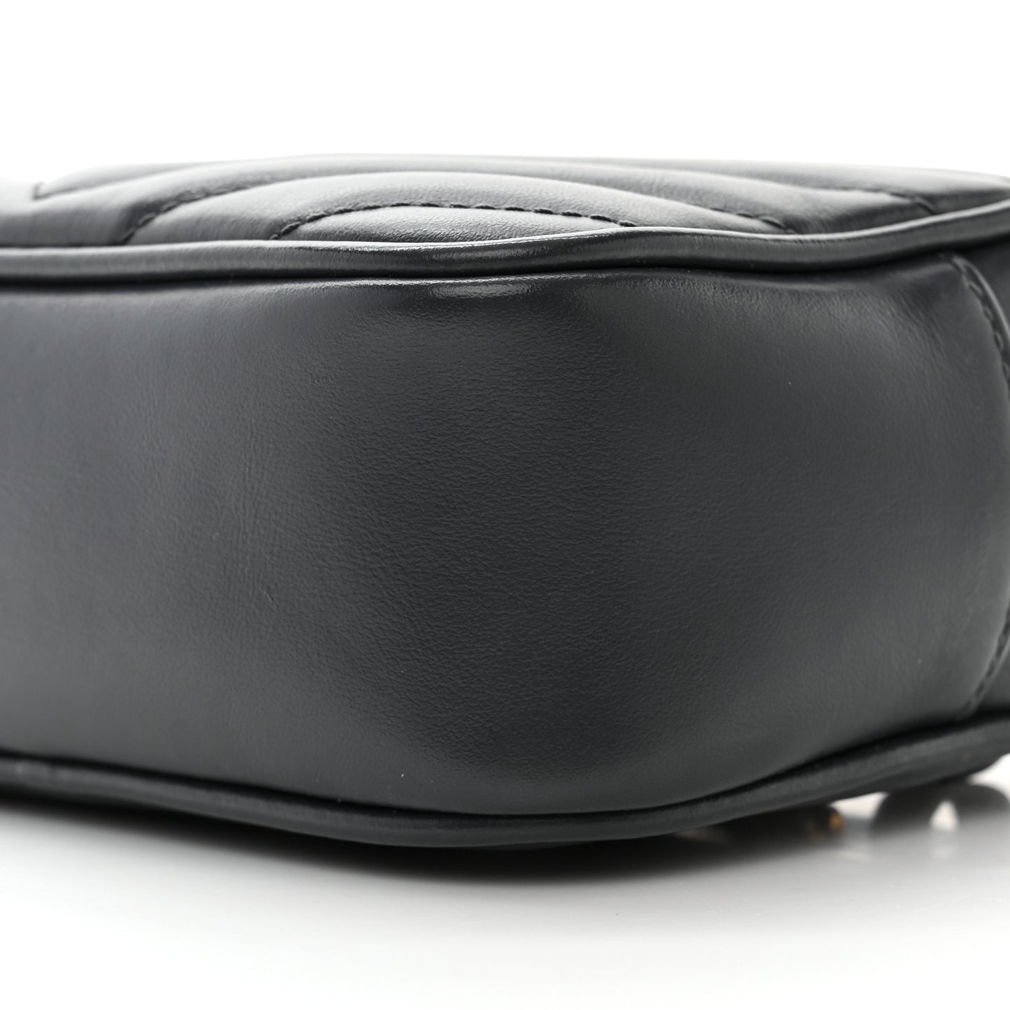 Calfskin Matelasse Monogram Lou Belt Bag Dark Smog