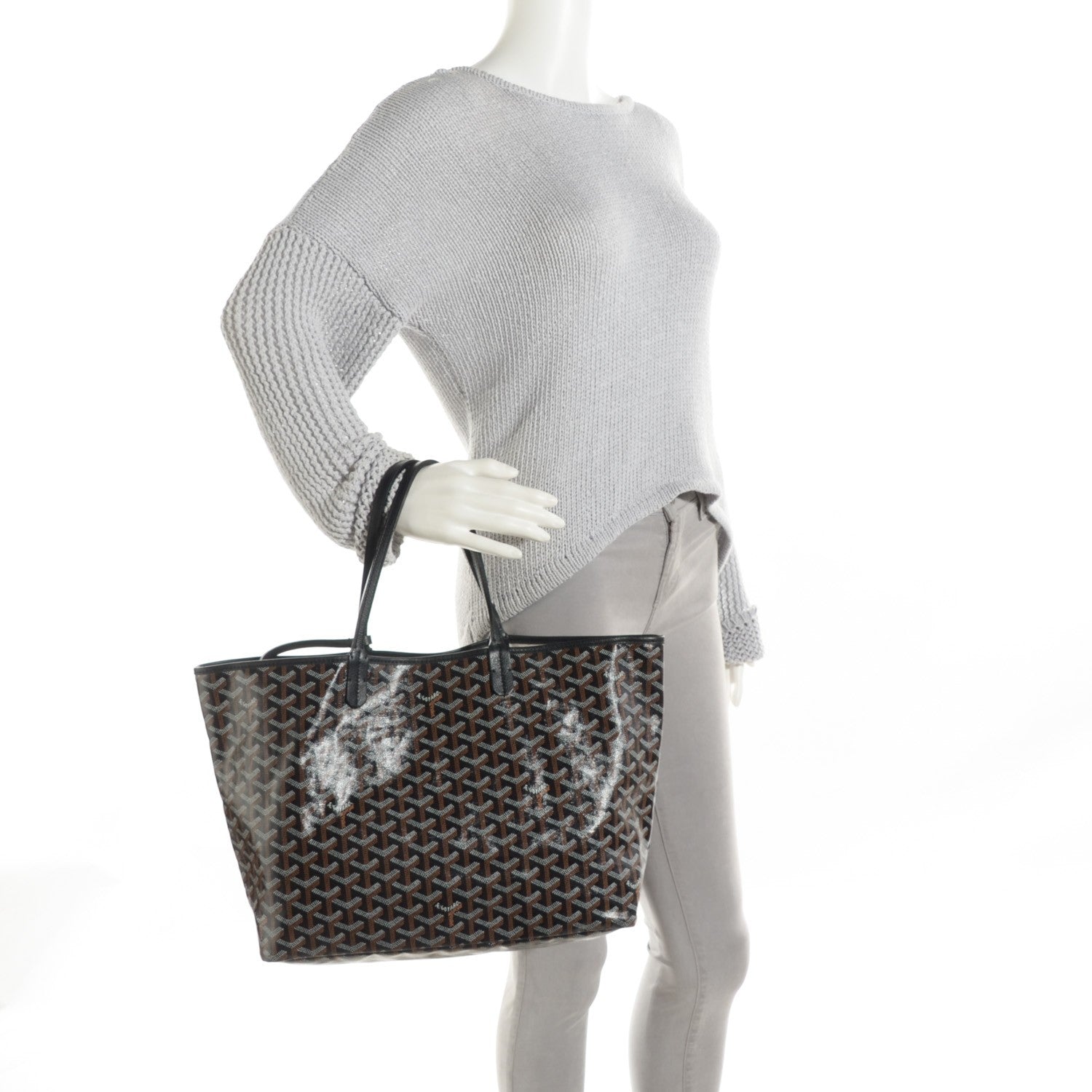 Goyard Goyardine Saint Louis PM Black 3 of 10
