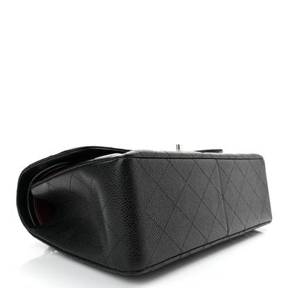 Chanel Caviar Quilted Jumbo Double Flap Black 4 of 10