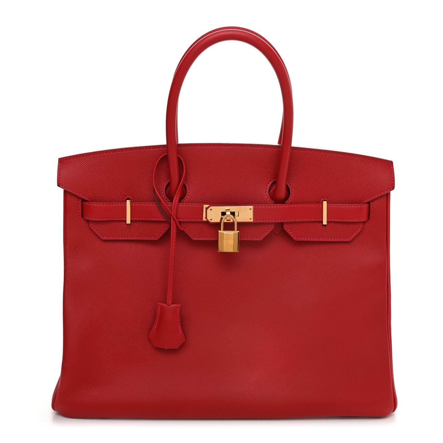 Epsom Birkin 35 Rouge Casaque