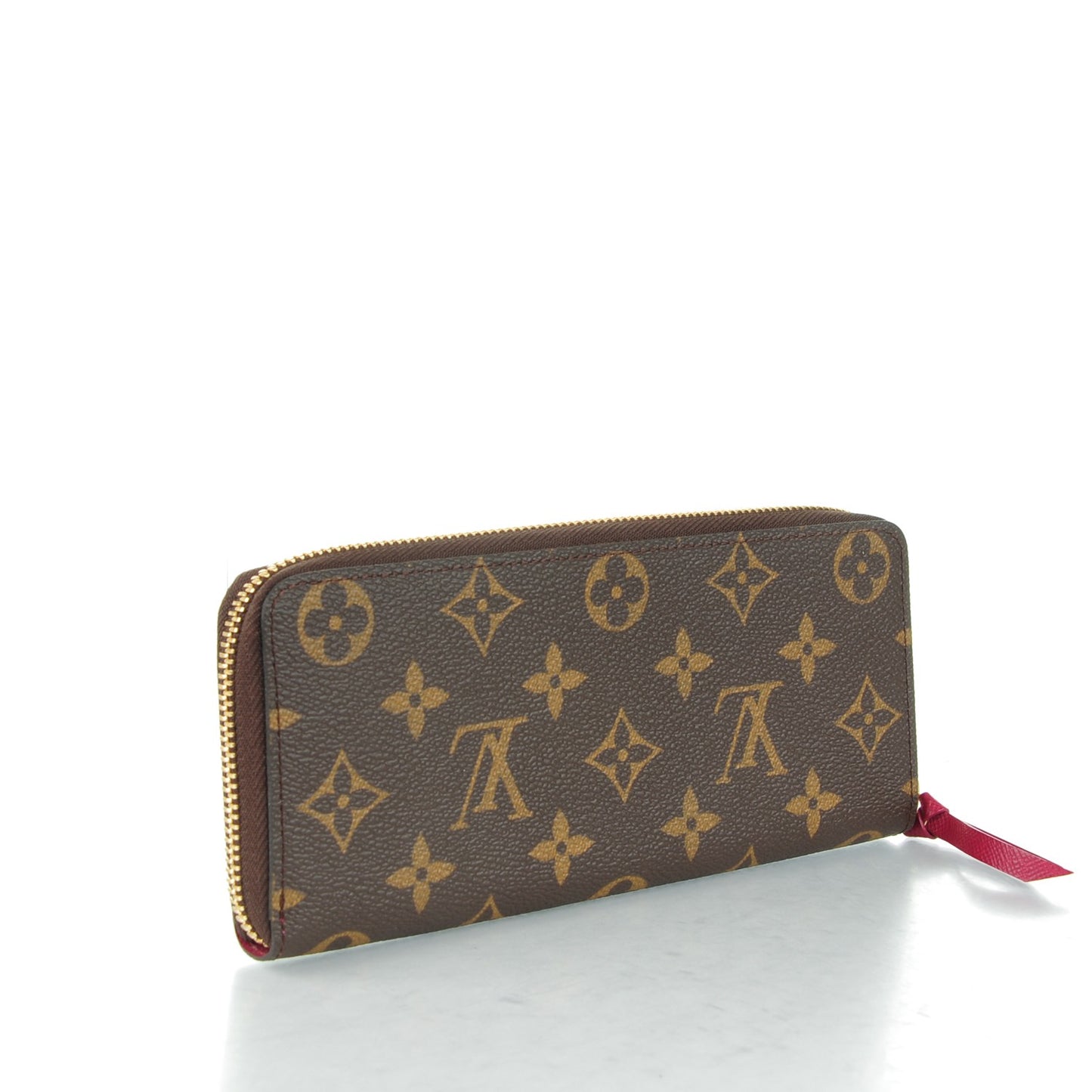 Monogram Clemence Wallet Fuchsia