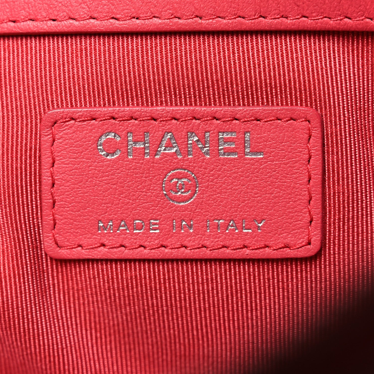 Chanel Caviar Quilted Medium Cosmetic Case Pink 6 of 13