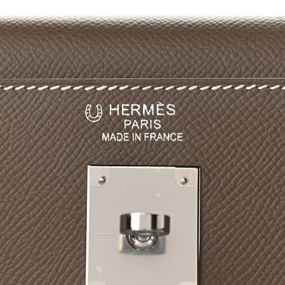 Hermes Epsom Horseshoe Kelly Sellier 35 Etoupe 6 of 10
