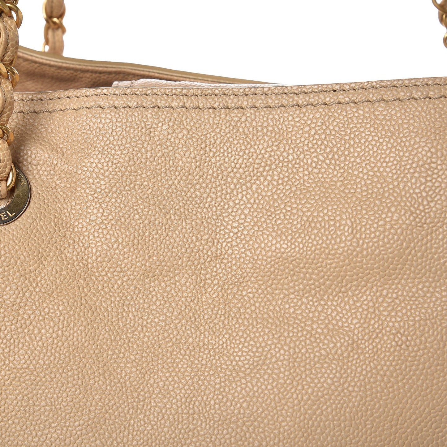 Caviar Large Edy Reissue Tote Beige