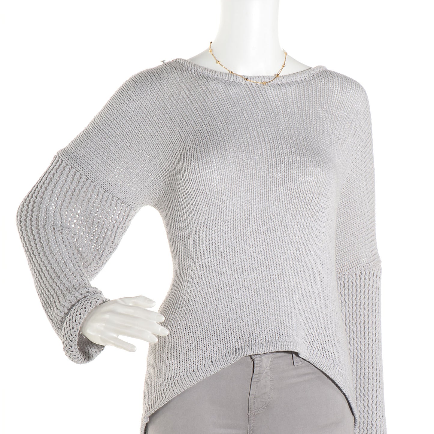 18K Yellow Gold Station LOVE Necklace