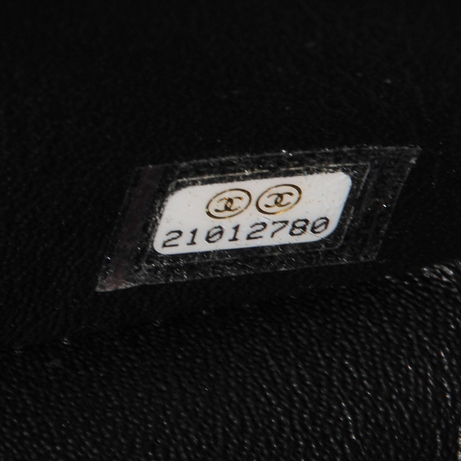 Chanel Lambskin Chevron Jumbo Double Flap Black 9 of 9