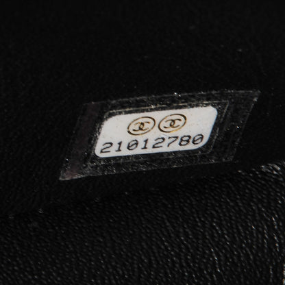 Chanel Lambskin Chevron Jumbo Double Flap Black 9 of 9
