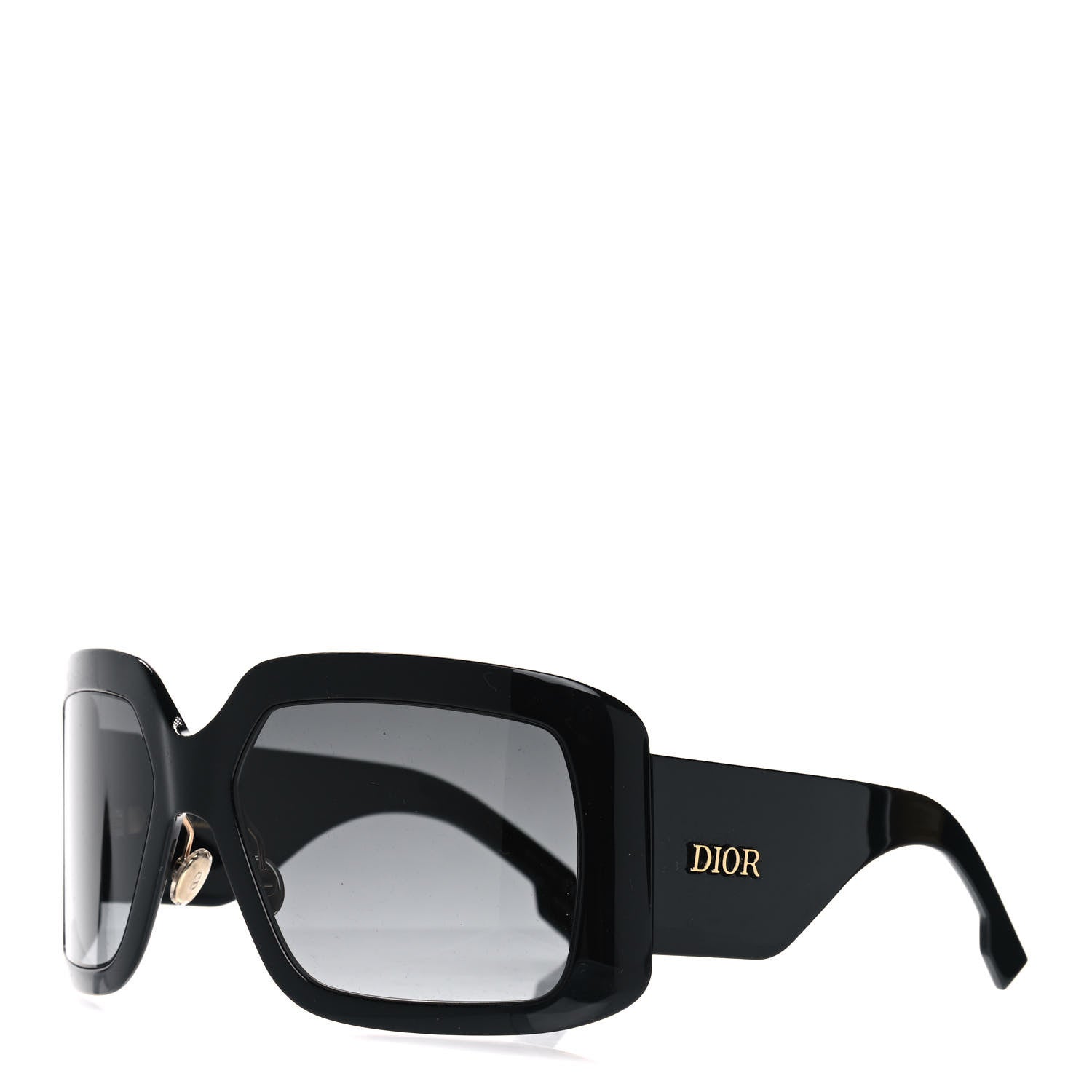 Christian Dior Acetate DiorSo Light 2 Shield Sunglasses Black 1 of 4