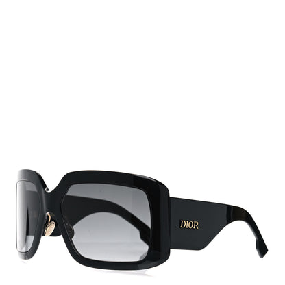 Christian Dior Acetate DiorSo Light 2 Shield Sunglasses Black 1 of 4
