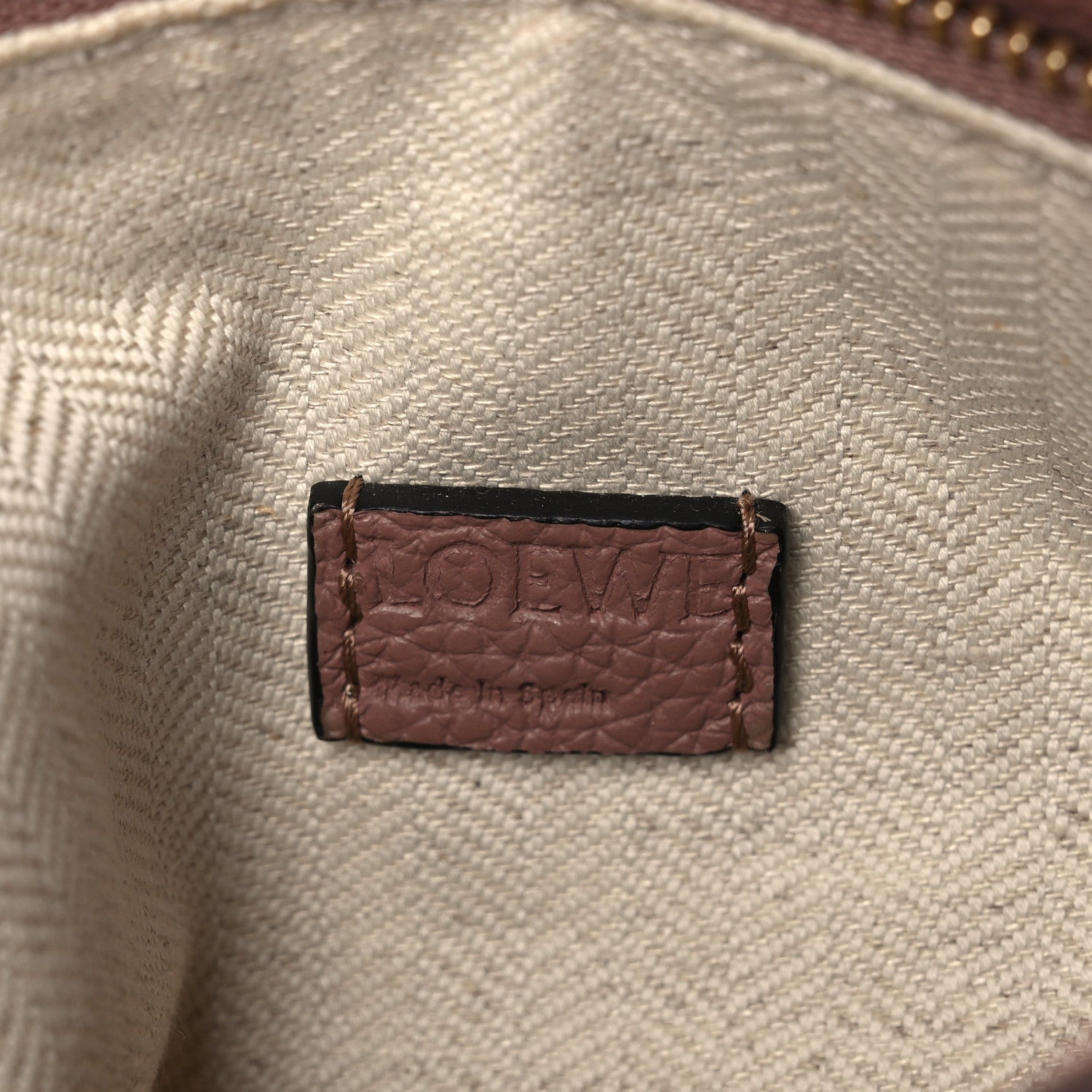 Loewe Grained Calfskin Mini Puzzle Bag Dark Blush 6 of 11