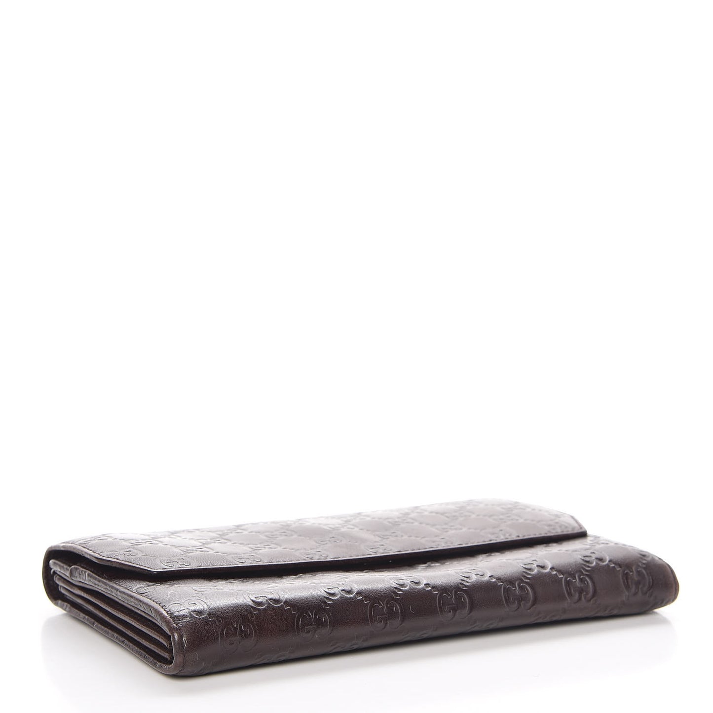 Guccissima Travel Document Case Brown