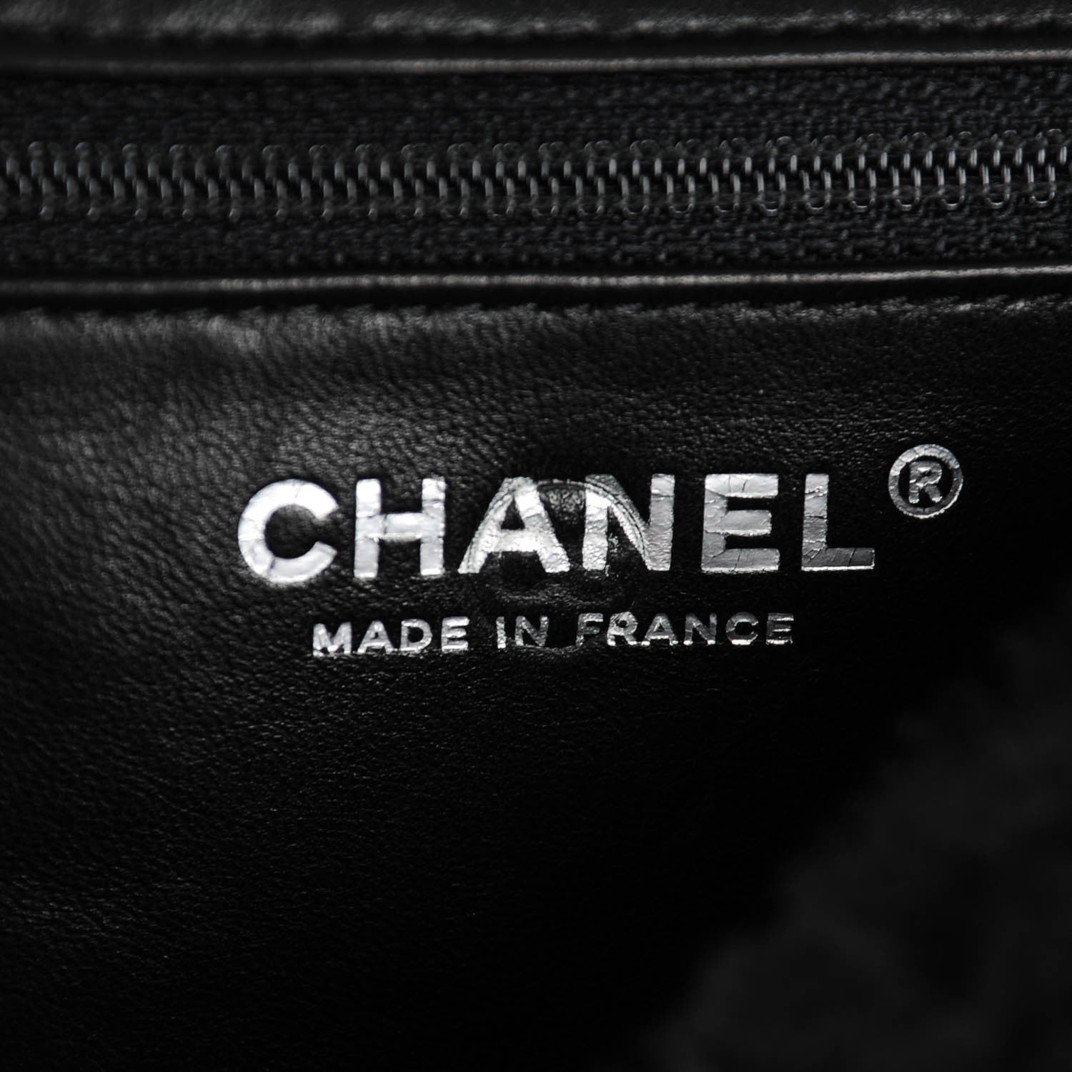 Chanel Shearling Lambskin Pearl Flap Black 7 of 8