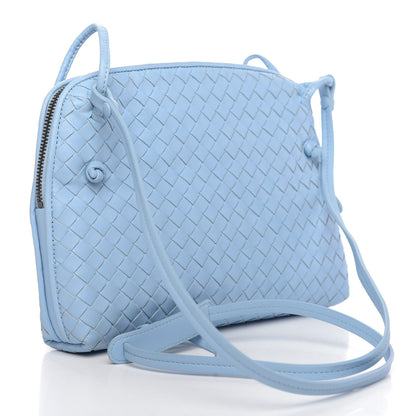 Bottega Veneta Nappa Intrecciato Nodini Crossbody Messenger Ice 3 of 9