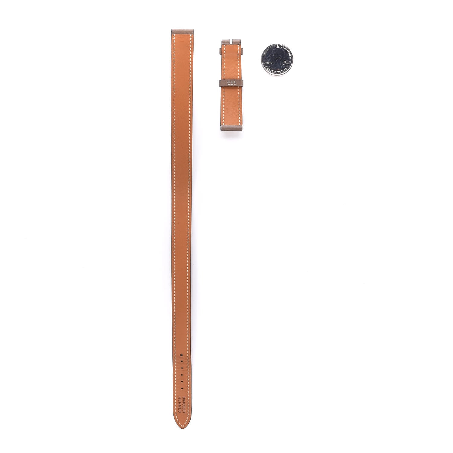Hermes Swift 16mm Medor Double Tour Watch Strap TPM Etoupe 2 of 6