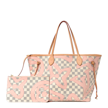 Louis Vuitton Damier Azur Tahitienne Neverfull MM 1 of 11