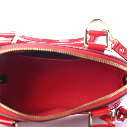 Louis Vuitton Vernis Alma BB Cherry 5 of 11