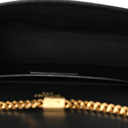 Saint Laurent Grain De Poudre Medium Classic Monogram Kate Satchel Black 5 of 10