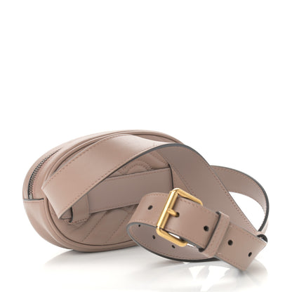 Gucci Calfskin Matelasse GG Marmont Belt Bag 95 38 Porcelain Rose 3 of 10