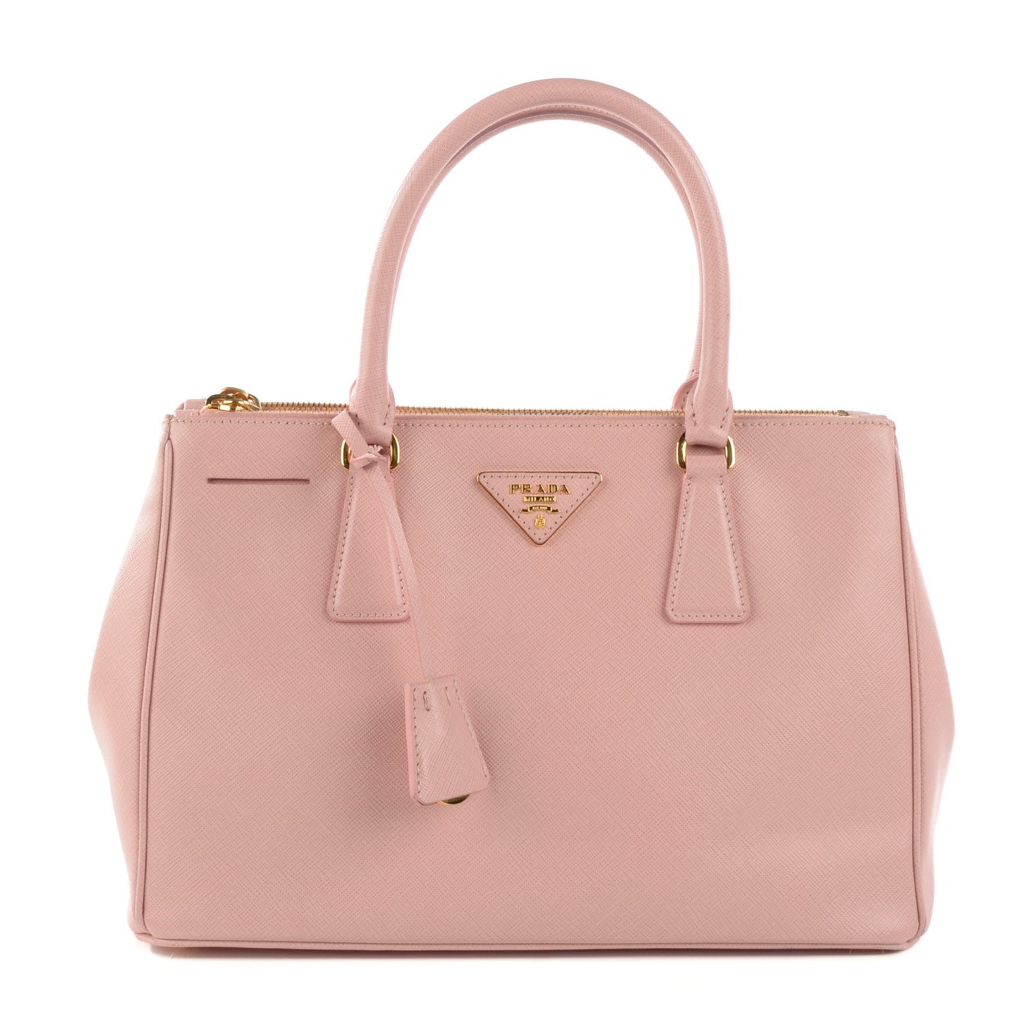 Saffiano Small Galleria Double Zip Tote Orchidea