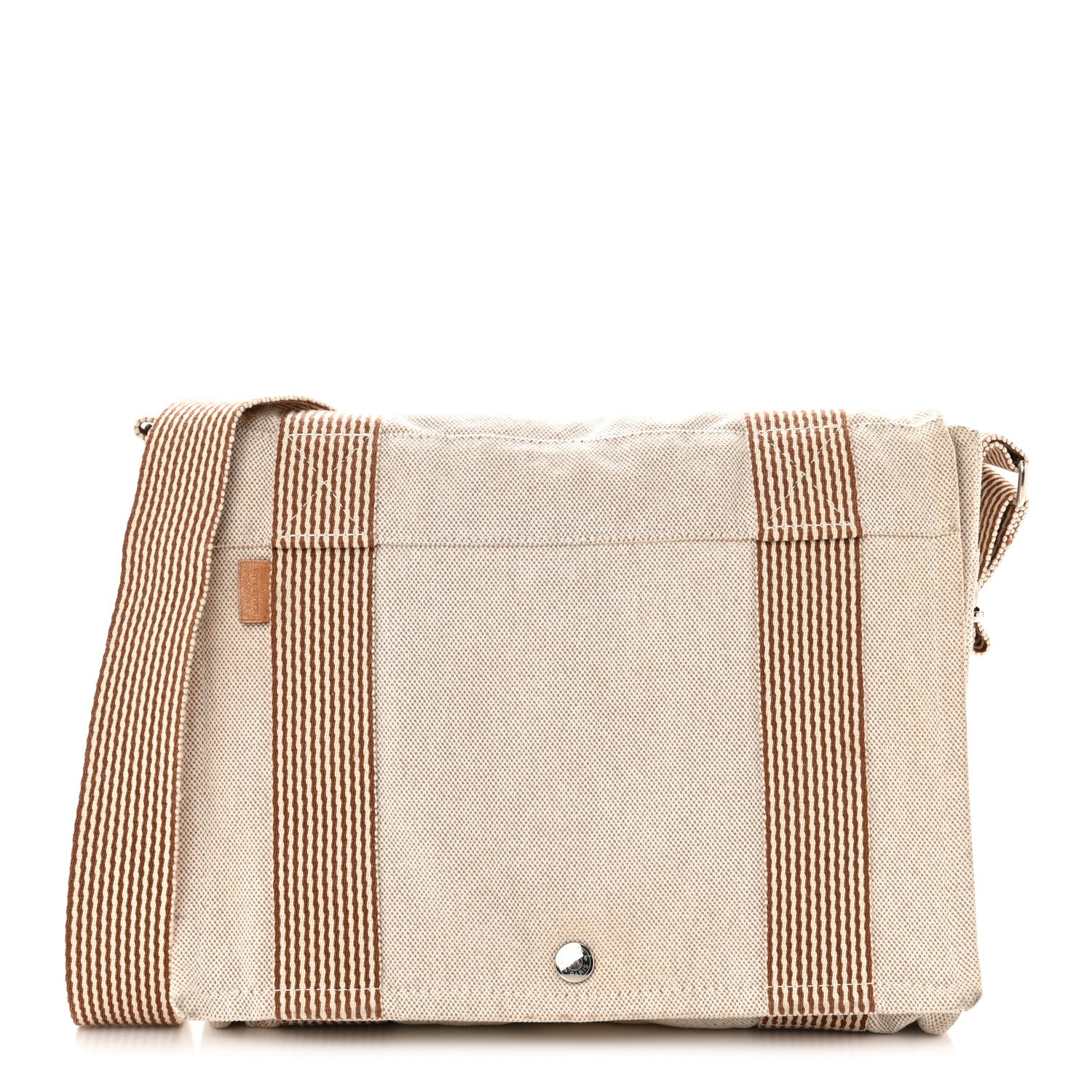 Hermes Canvas Herline Messenger Bag Natural 1 of 12