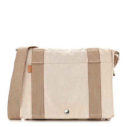 Hermes Canvas Herline Messenger Bag Natural 1 of 12