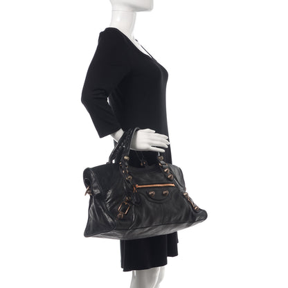 Balenciaga Agneau Giant 21 Rose Gold Hardware Part Time Black 2 of 10