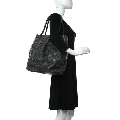 Chanel Calfskin Sloane Square Tote Black 2 of 15