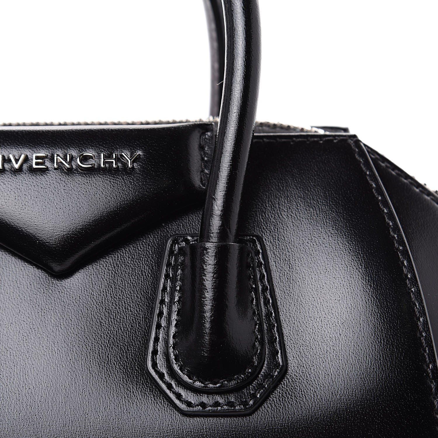 Givenchy Shiny Lord Calfskin Mini Antigona Black 10 of 10