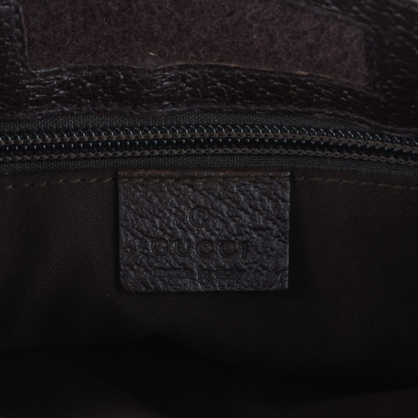 GG Monogram Web Messenger Crossbody Bag Dark Brown