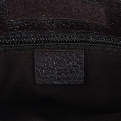 Gucci GG Monogram Web Messenger Crossbody Bag Dark Brown 6 of 7