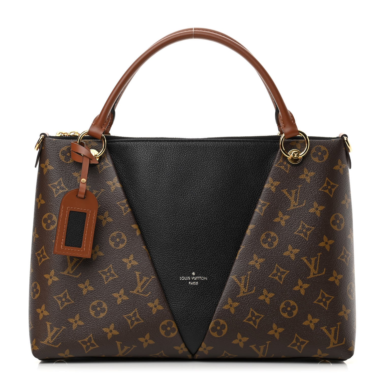 Louis Vuitton Monogram V Tote MM Black 1 of 11