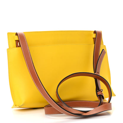 Loewe Calfskin Poppy Print Crossbody Bag Yellow 3 of 13