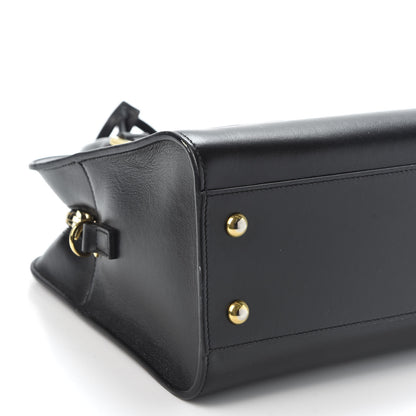 Saint Laurent Calfskin Monogram Baby Cabas Black 5 of 9