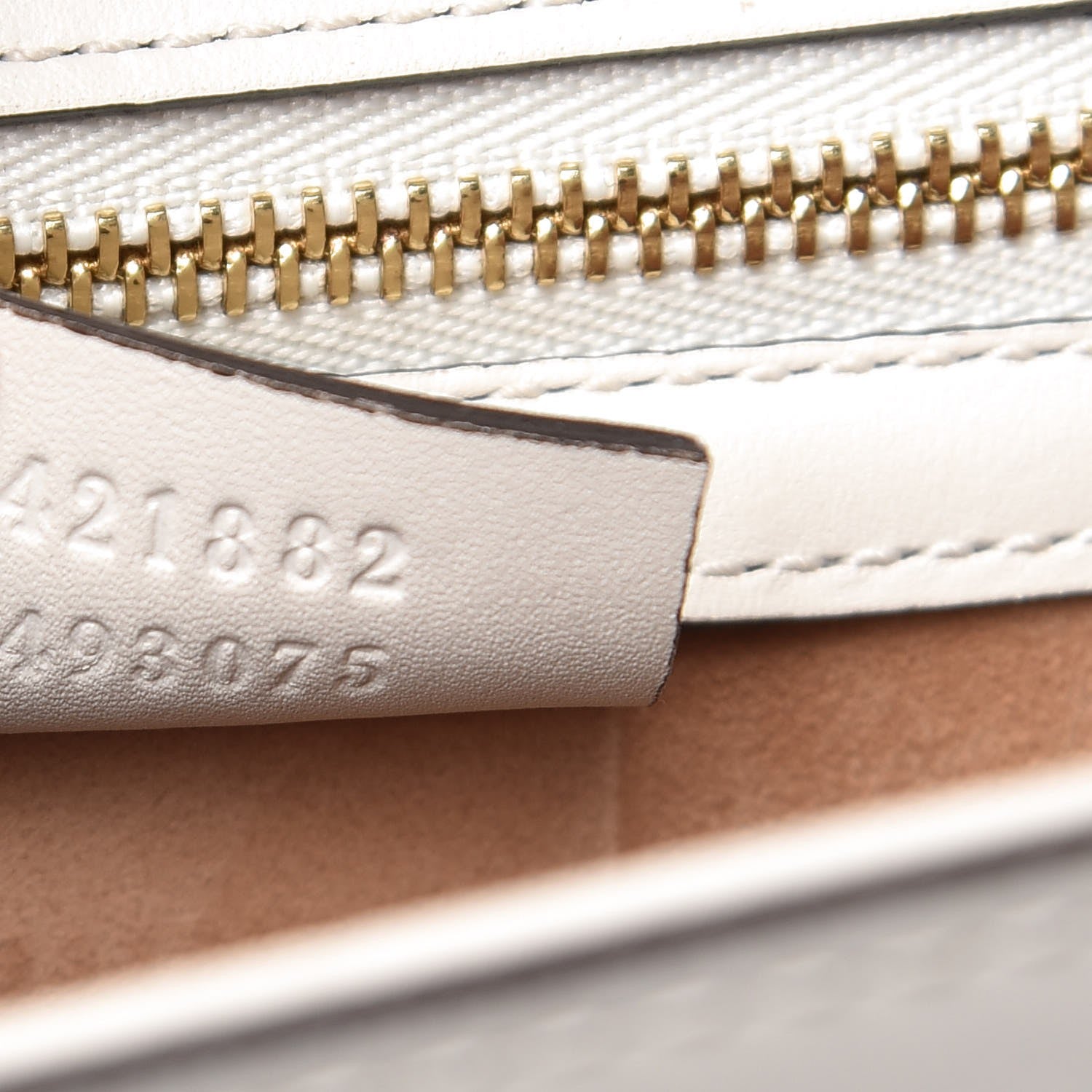 Gucci Calfskin Small Sylvie Shoulder Bag Off White 7 of 12