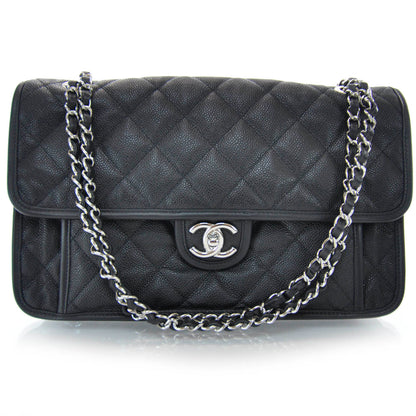 Chanel Caviar French Riviera Flap Black 1 of 10