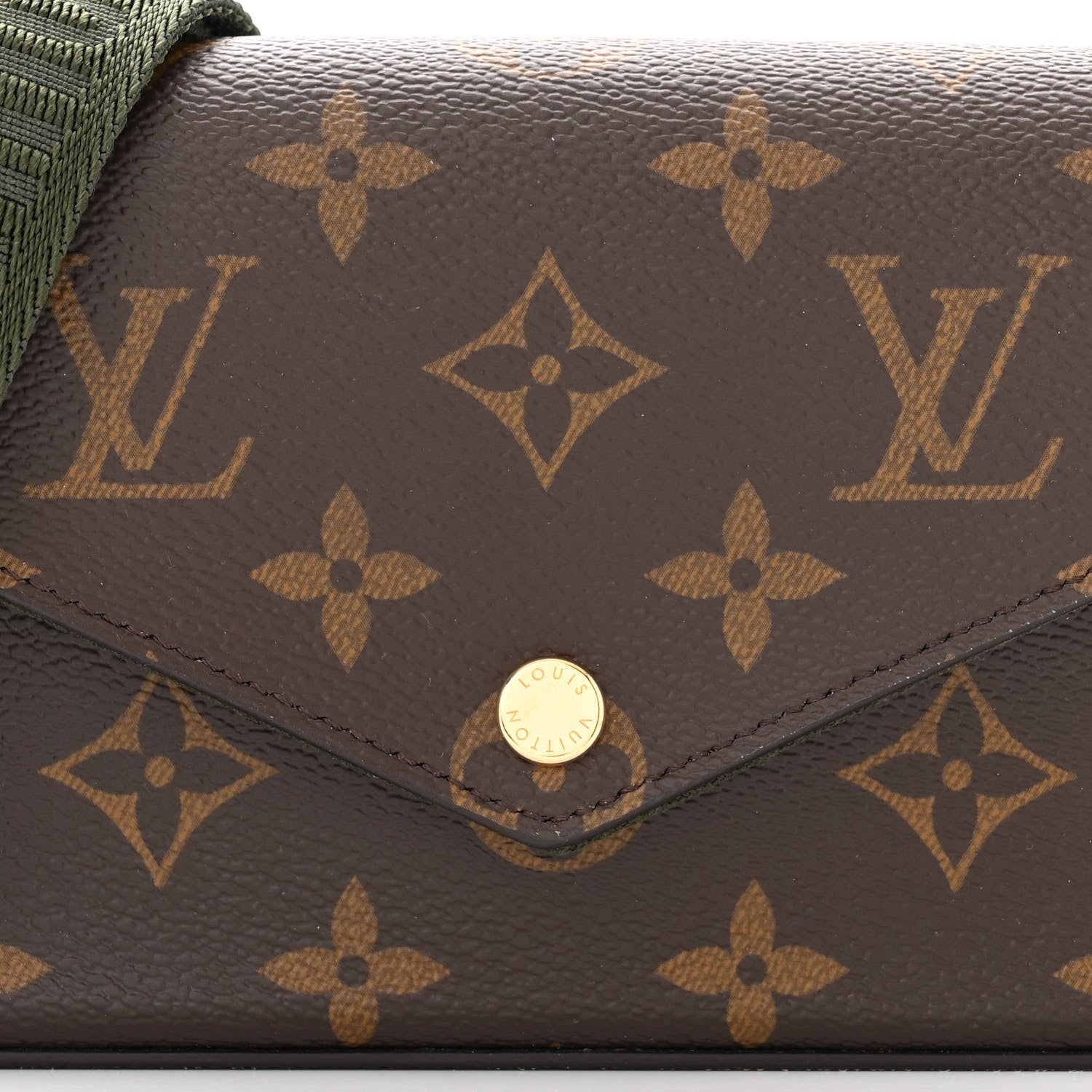Louis Vuitton Monogram Felicie Strap & Go Kaki 7 of 10
