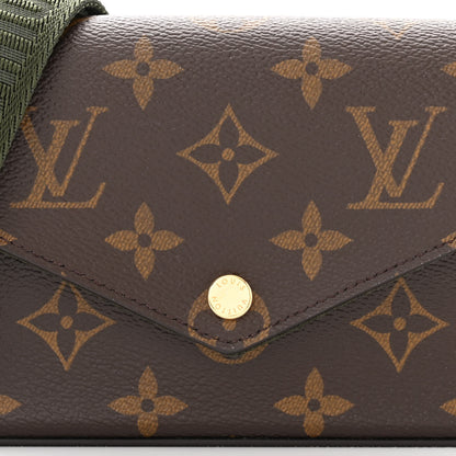 Louis Vuitton Monogram Felicie Strap & Go Kaki 7 of 10