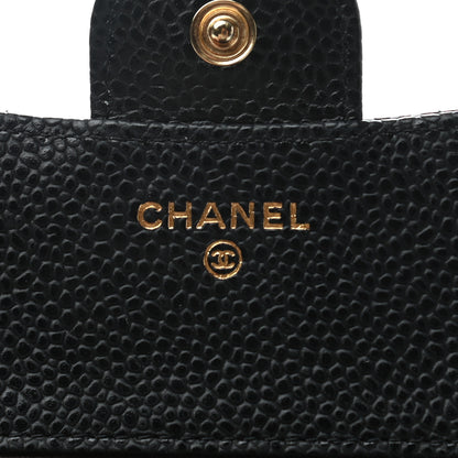 Chanel Caviar Quilted Compact Flap Wallet Black 7 of 9