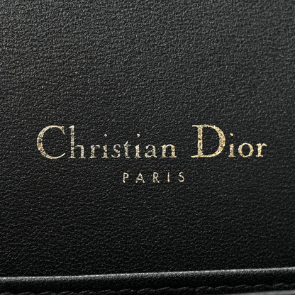 Christian Dior Lambskin Cannage Lady Dior Pouch Black 9 of 11