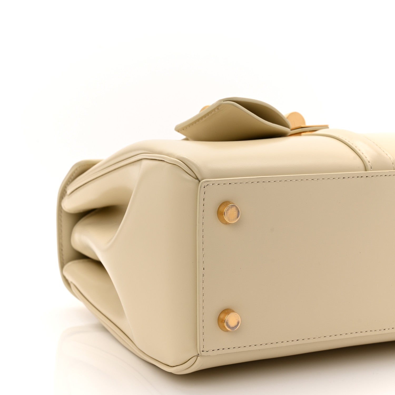 Celine Satinated Calfskin Small 16 Top Handle Bag Beige 23 of 25