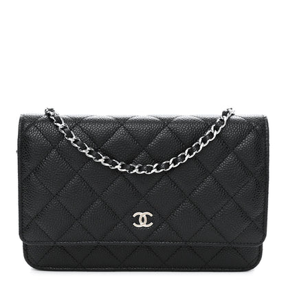 Chanel Caviar Quilted Wallet on Chain WOC Black 1 of 10