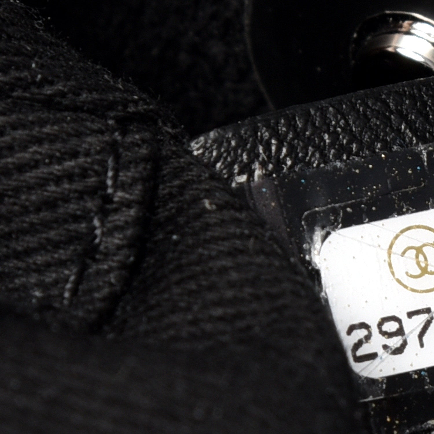 Chanel Canvas Pearl Medium Deauville Tote Black 6 of 9