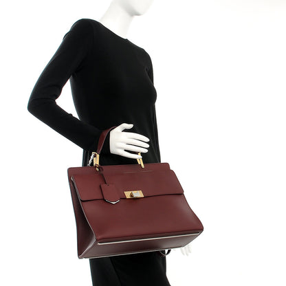 Balenciaga Calfskin Le Dix Zip Cartable Aubergine 3 of 13