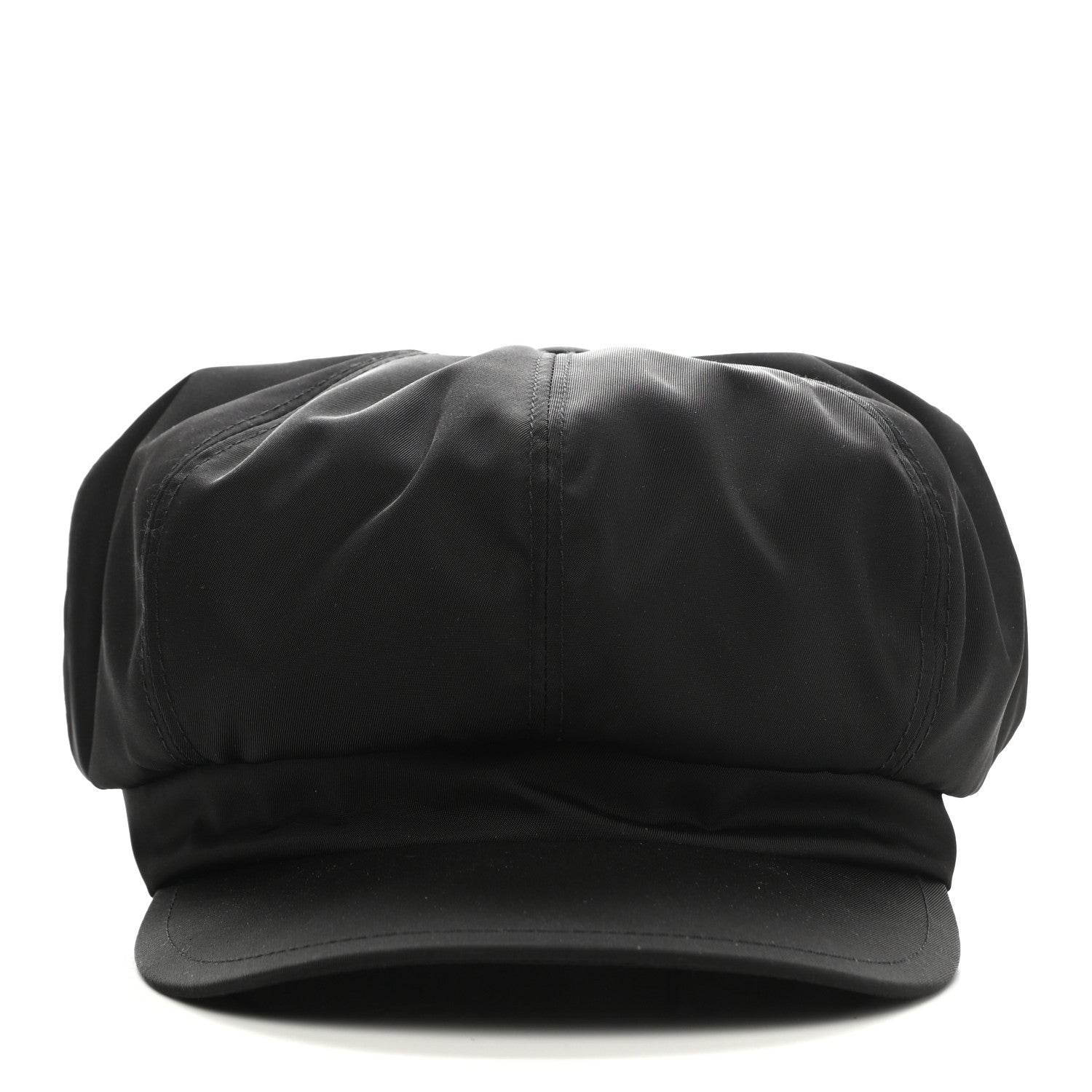 Prada Re-Nylon Newsboy Hat M Black 3 of 9